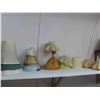 Image 1 : 13 Vintage Lamp Shades & Electric Doll Lamp