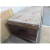 Image 3 : Vintage Immigrant Trunk 21" x 22" x 43" 