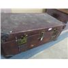 Image 3 : Vintage Trunk 14" x 19" x 33" with Leather Side Handles