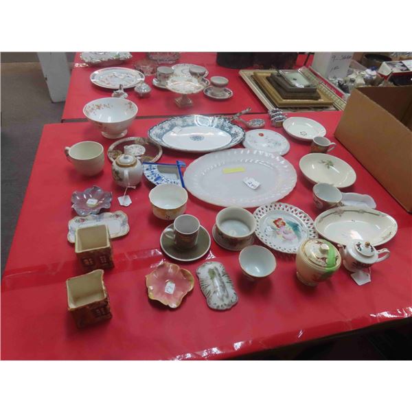 Cups, Saucers, Platters, Spoon Rests, Cream, Sugar
