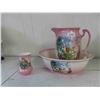 Image 1 : English Ironstone ; Basin, Pitcher, Toothbrush Cup