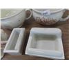 Image 4 : 2 Vintage Chamber Pots, 2 Porcelain Soap Dishes, Toilet Paper Dispenser