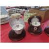 Image 5 : Avon Honor Society Cup + Saucer with Wooden Display Stand - 7 Sets