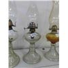 Image 3 : 3 Oil Lamps with Chimneys