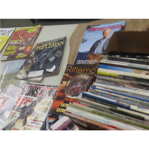 Magazines, Geographic, Guns, Cowboys + Indians, Rifleman, Popular Science