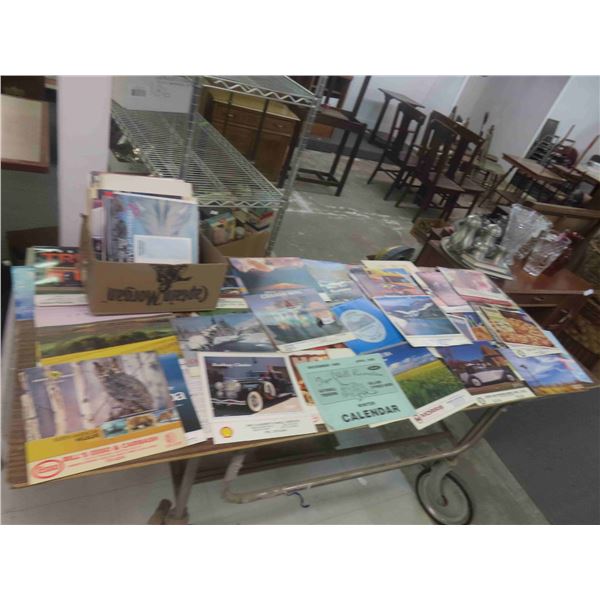 Box Full of Calendars 1984 + Up 