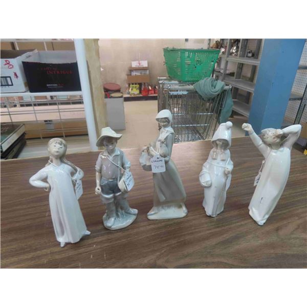 5 Liadro China Figurines
