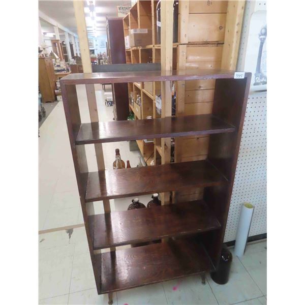 Solid Wood Open Shelf 11" x 29" x 52" 