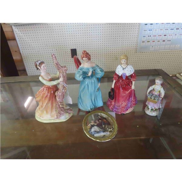 China Figurine ; Paragon, Demure , plus others