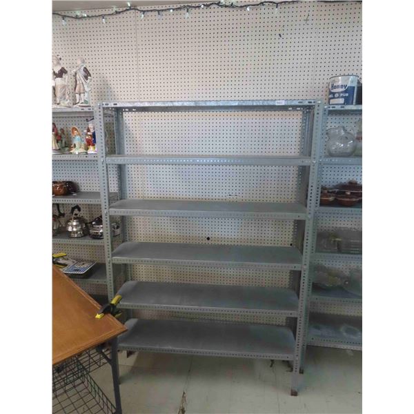Heavy Duty Metal 6 Shelf Unit 12" x 48" x 72" (3) Units with Adjustable Shelves