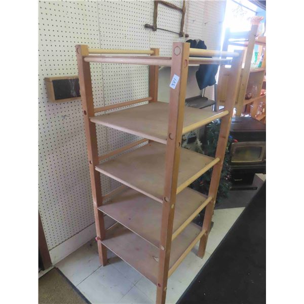 5 Tier Open Shelf - Wooden 24" x 24" x 60" 