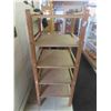 Image 2 : 5 Tier Open Shelf - Wooden 24" x 24" x 60" 