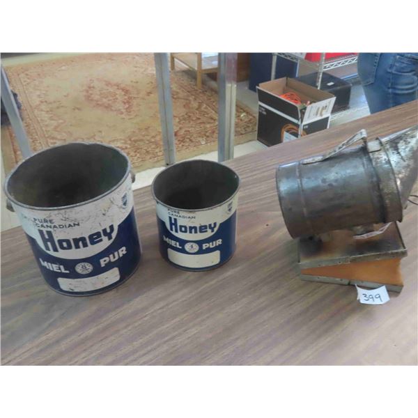2 More Honey Tins + Smoker
