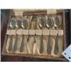 Image 3 : Silverware ; Spoons, Butter Knives in Cases