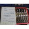 Image 5 : Silverware ; Spoons, Butter Knives in Cases