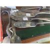 Image 6 : Silverware ; Spoons, Butter Knives in Cases
