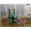 Image 1 : 4 Soda Bottles ; Kik, 7Up, Sprite, Wynola