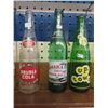 Image 3 : 12 Pop Bottles ; Double Cola, Stubby, Patio, Pure Spring, plus others