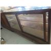 Image 3 : Oak Framed Display Cabinet with Glass Doors 100+ Years Old  24" x 40" x 72" 
