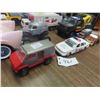 Image 6 : Die Cast Metal , some Plastic Cars + Truck, Tonka Tow Truck, Oxford Double Decker,