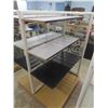 Image 2 : 2 Metal 2 Sided Display Racks 38" d x 36"w x 55" 
