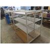 Image 3 : 2 Sided Store Shelf Unit 36" w x 51"x 55" t 