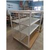 Image 2 : 2 Sided Store Shelf Unit 36" w x 51"x 55" t 