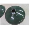 Image 2 : 2 Porcelain Light Shades - Base Across 12" 
