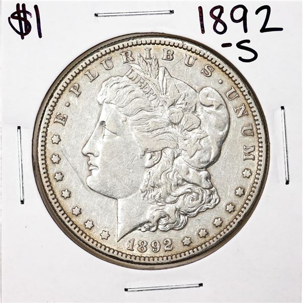 1892-S $1 Morgan Silver Dollar Coin