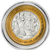 Image 1 : .999 Silver Treasure Island Las Vegas, NV $10 Casino Gaming Token Limited Edition