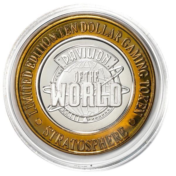 .999 Silver Stratosphere Las Vegas, Nevada $10 Casino Limited Edition Gaming Token