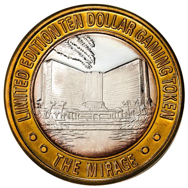 .999 Silver The Mirage Las Vegas, Nevada $10 Limited Edition Casino Gaming Token