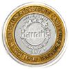 Image 2 : .999 Silver Harrah's Maryland Heights, MO $10 Casino Limited Edition Gaming Token