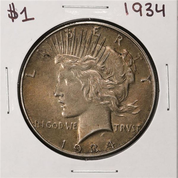 1934 $1 Peace Silver Dollar Coin