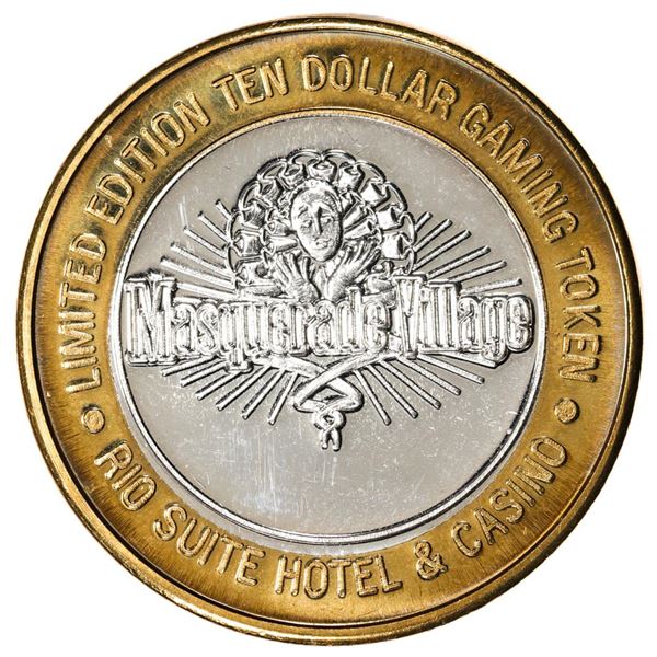 .999 Silver Rio Suite Hotel & Casino Las Vegas $10 Limited Edition Gaming Token