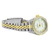 Image 4 : Rolex Ladies Two Tone White Roman Diamond Datejust Wristwatch With Rolex Box