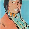 Image 3 : Andy Warhol (1928-1987) "The American Indian Series (Blue)" Print Poster on Paper