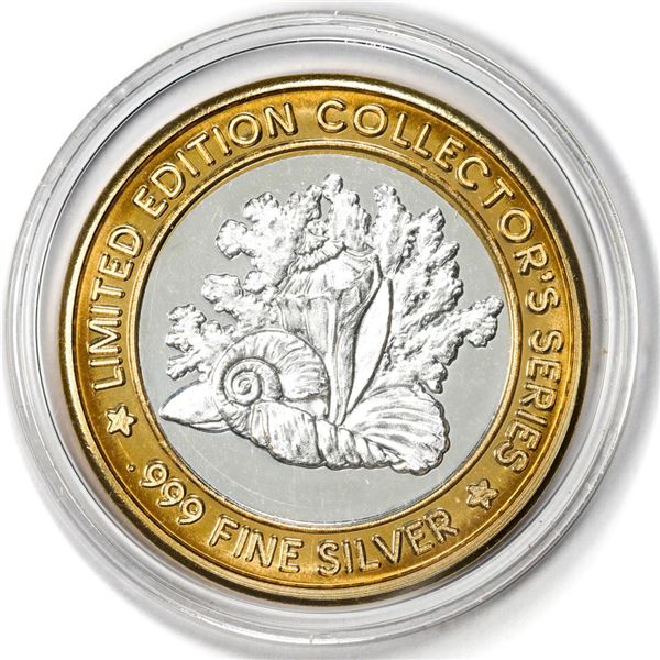 .999 Silver Players Island Maryland Heights, MO $10 Limited Edition Casino Gaming Token