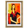 Image 1 : Amedeo Modigliani "Jeanne Hebuterne" Limited Edition Serigraph on Paper