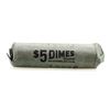 Image 1 : Original Bank Roll of (50) Brilliant Uncirculated 1964-D Roosevelt Dime Coins