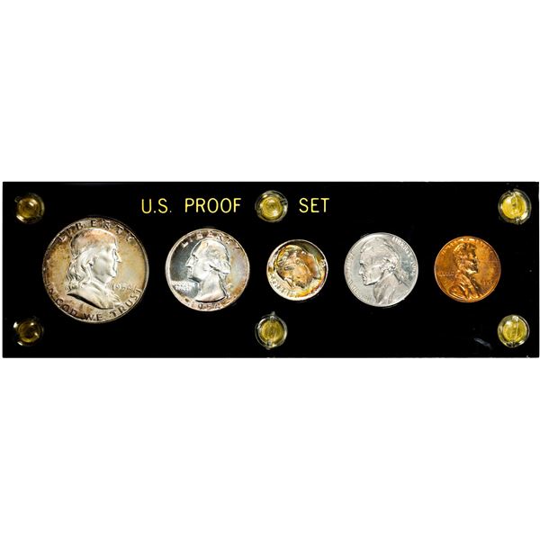 1954 (5) Coin Proof Set Great Toning