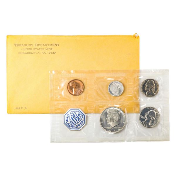 1964 (5) Coin Proof Set in Envelope