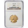 Image 1 : 1912 $5 Indian Head Half Eagle Gold Coin NGC AU55