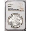 Image 1 : 1878-S $1 Morgan Silver Dollar Coin NGC MS63