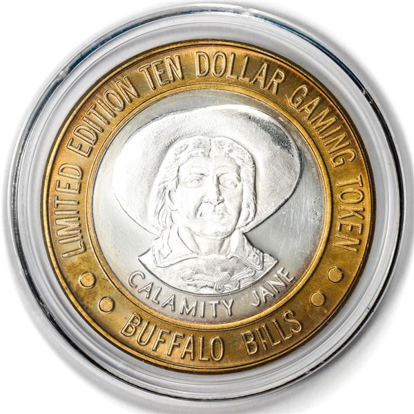 .999 Silver Buffalo Bills Resort & Casino Jean, NV $10 Limited Edition Gaming Token