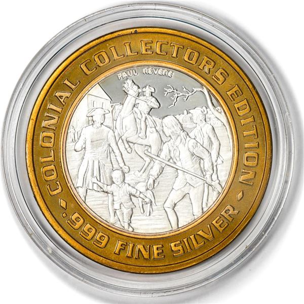 .999 Fine Silver Foxwoods Resort and Casino $10 Casino Limited Edition Gaming Token