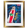 Image 1 : Chagall (1887-1985) "Maries Au Village" Limited Edition Serigraph on Paper