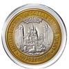 Image 2 : .999 Silver Excalibur Las Vegas Nevada $10 Casino Limited Edition Gaming Token