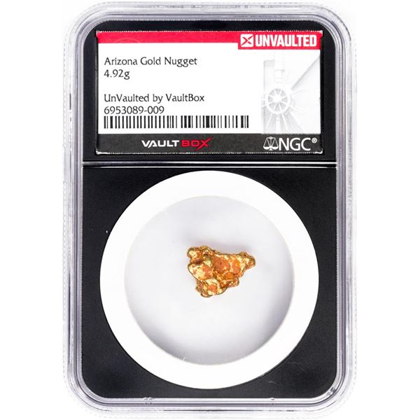 4.92 Gram Arizona Gold Nugget NGC Vaultbox Unvaulted