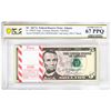Image 1 : Pack 2017A $5 Federal Reserve STAR Notes Atlanta Fr.1998-F* PCGS Superb Gem UNC 67PPQ